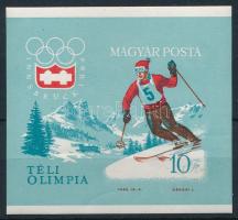 1964 Téli Olimpia (II.) - Innsbruck vágott blokk (6.000)