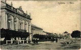 1929 Ipolyság, Sahy; tér. Neumann kiadása / square (EK)