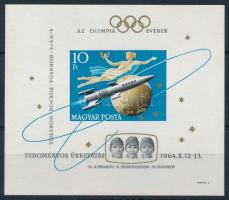 1964 Tudományos űrkutatás vágott blokk (6.500)