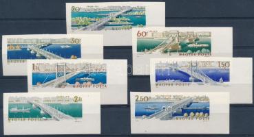 1964 Budapest hídjai ívszéli vágott sor (15.000)