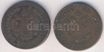 Ausztria/magyar verdejel 1851B 2Kr (2x) T:3 ü