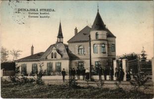 1931 Dunaszerdahely, Dunajská Streda; Vermes kostiol / Vermes kastély. Kapható Haar Zsigmondnál / ca...