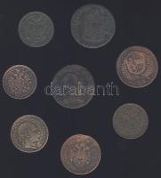 Ausztria és tartományai 8db klf 1/2-1-20Kr T:vegyes