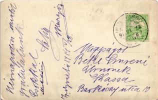 1914 Ipolyvarbó, Ipoly-Varbó, Nógrád-Varbó, Vrbovka; Szabó János kastélya, kúria, udvar / castle, co...