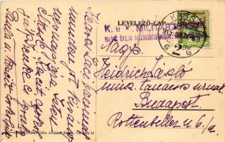 1915 Kassa, Kosice; Kossuth Lajos utcai részlet, látkép. Nyulászi Béla kiadása / street view + &quot...