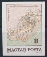 1989 Történelmi emlékhelyeink vágott bélyeg