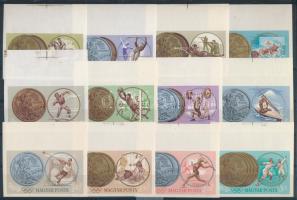 1965 Olimpiai érmesek (I.) - Tokió ívszéli vágott sor (5.000)