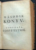 Erdély országának Három Könyvekre osztatott törvényes könyve. Mostan újabban, minden Haza-Fiaknak ha...