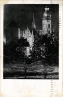 1938 Kassa, Kosice; dóm éjjel. Abaúj-Tornai Napok kiadása / dom at night (ragasztónyomok / glue mark...