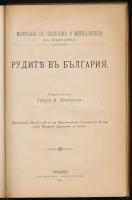 Zlatarski, Vasil Nikolov: Bányászat Bulgáriában. 1882. 76p. Kiadói egészbőr kötés, gerinc sérült, ko...
