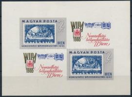 1965 WIPA vágott kisív
