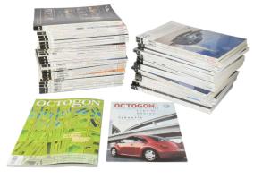 ca 2000-2010 Az Octogon építészeti magazin 45 db száma