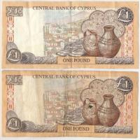 Ciprus 1998-2001. 1P (2xklf) T:F
Cyprus 1998-2001. 1 Pound (2xdiff) C:F
Krause P#60