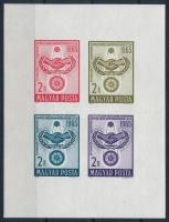 1965 Együttműködés vágott blokk (5.500)