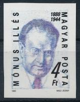 1988 Mónus Illés vágott bélyeg