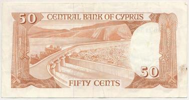 Ciprus 1984. 50c T:F folt
Cyprus 1984. 50 Cents C:F spotted
Krause P#52