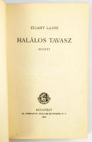 Zilahy Lajos: Halálos tavasz. Bp., 1922, Athenaeum. 160p. Első kiadás! ALÁÍRT! 156/200. számozott pé...