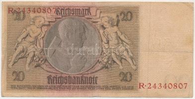Német Birodalom 1929. 20M T:F,VG
German Empire 1929. 20 Reichsmark C:F,VG
Krause P#181.a