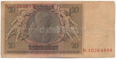 Német Birodalom 1929. 20M T:F,VG
German Empire 1929. 20 Reichsmark C:F,VG
Krause P#181.a