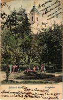 1903 Szklenófürdő, Sklené Teplice; Parkrészlet / park (fl)