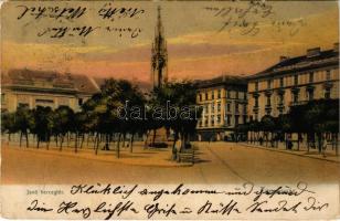 1906 Temesvár, Timisoara; Jenő herceg tér / square