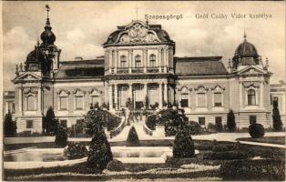 Görgő, Szepesgörgő, Szepes-Görgő, Harchov, Spissky Hrhov; Gróf Csáky Vidor kastélya. Braun Fülöp kia...