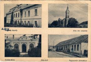 Palást, Plástovce; Palásthy kastély, Római katolikus templom, Ivánka kúria, Fogyasztási szövetkezet ...