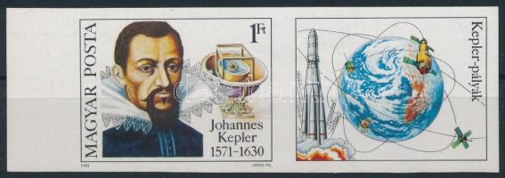 1980 Johannes Kepler ívszéli vágott bélyeg