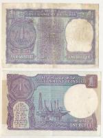 India 1976-1986. 1R (2xklf) T:XF-F szokásos tűlyukak
India 1976-1986. 1 Rupee (2xdiff) C:XF-F usual...