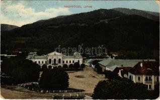 1913 Nagyrőce, Nagy-Rőcze, Gross-Rauschenbach, Velká Revúca; látkép, Fő tér, vendéglő. Fehér Dezső k...