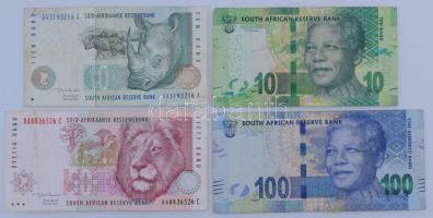 Dél-Afrika 1993-1999(DN) 10R + 1992-1999(DN) 50R + 2013-2016(DN) 10R + 2014(DN) 100R T:F
South Afri...