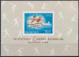 1966 Atlétikai EB (I.) vágott blokk