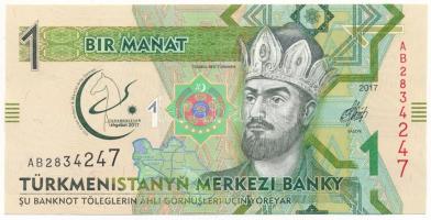 Türkmenisztán 2017. 1M "21. Ázsiai Beltéri és Harcművészeti Játékok" emlékkiadás T:UNC Tur...
