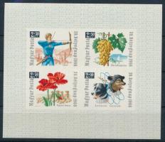 1966 Bélyegnap (39.) vágott blokk (5.500)