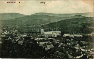 Mecenzéf, Alsó-Metzenzéf, Alsómecenzéf, Metzenzéf, Nizny Medzev; látkép. Göbl A. László kiadása / ge...