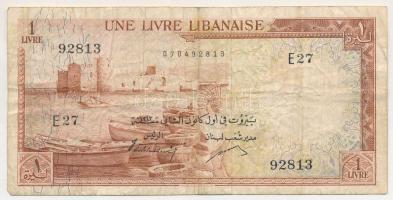 Libanon 1964. 1L T:F
Lebanon 1964. 1 Livre C:F
Krause P#55