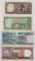Libanon 1972. 1L + 1978. 5L + 1988. 500L + 1990. 1000L T:F
Lebanon 1972. 1 Livre + 1978. 5 Livres +...
