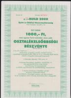 Érdekes tétel: kb 30 db érvényes részvény: MÜSZI, A-Build, stb hozzájuk bírósági iratok és jegyzőkön...