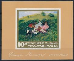 1966 Festmények (I.) vágott blokk