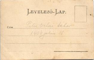 1904 Piliscsaba, tábor, osztrák-magyar katonák csoportképe. photo (EK)