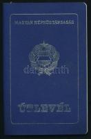 1988 Magyar Népköztársaság által kiállított fényképes útlevél amerikai vízummal