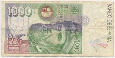 Spanyolország 1992. 1000P T:F
Spain 1992. 1000 Pesetas C:F
Krause P#163