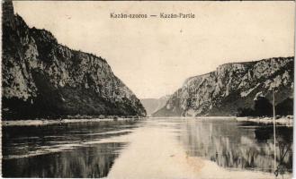 Orsova, Kazán-szoros / Cazane / gorge + "1915 Cs. és Kir. Ellenőrző Bizottság Temesvár" (E...
