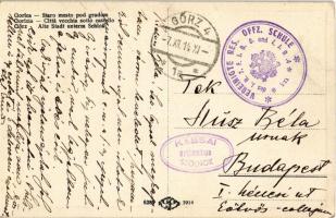 1914 Gorizia, Görz; Citta vecchia sotto castello / Alte Stadt unterm Schloß / old town + "Verei...