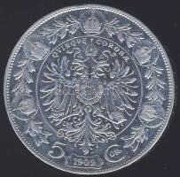 Ausztria 1909. 5K Ag T:2 kis ph. k