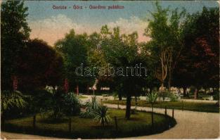 1917 Gorizia, Görz; Giardino pubblico / park (EB)