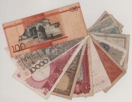 Vegyes, 12db-os külföldi bankjegy és osztrák szükségpénz-tétel T:F-G
Mixed, 12pcs foreign banknote ...