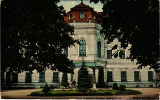 1916 Schwechat, Schloss Dreher, Rückansicht / castle (EK)