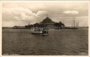Malmö, Strandpaviljongen / beach pavilion, steamship