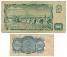 Csehszlovákia 1961. 3K + 100K T:F
Czechoslovakia 1961. 3 Koruny + 100 Korun C:F
